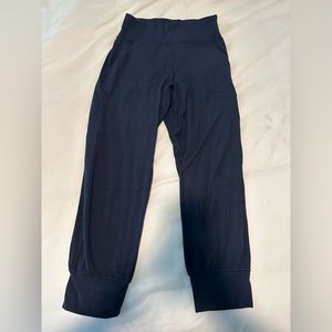 navy blue align joggers